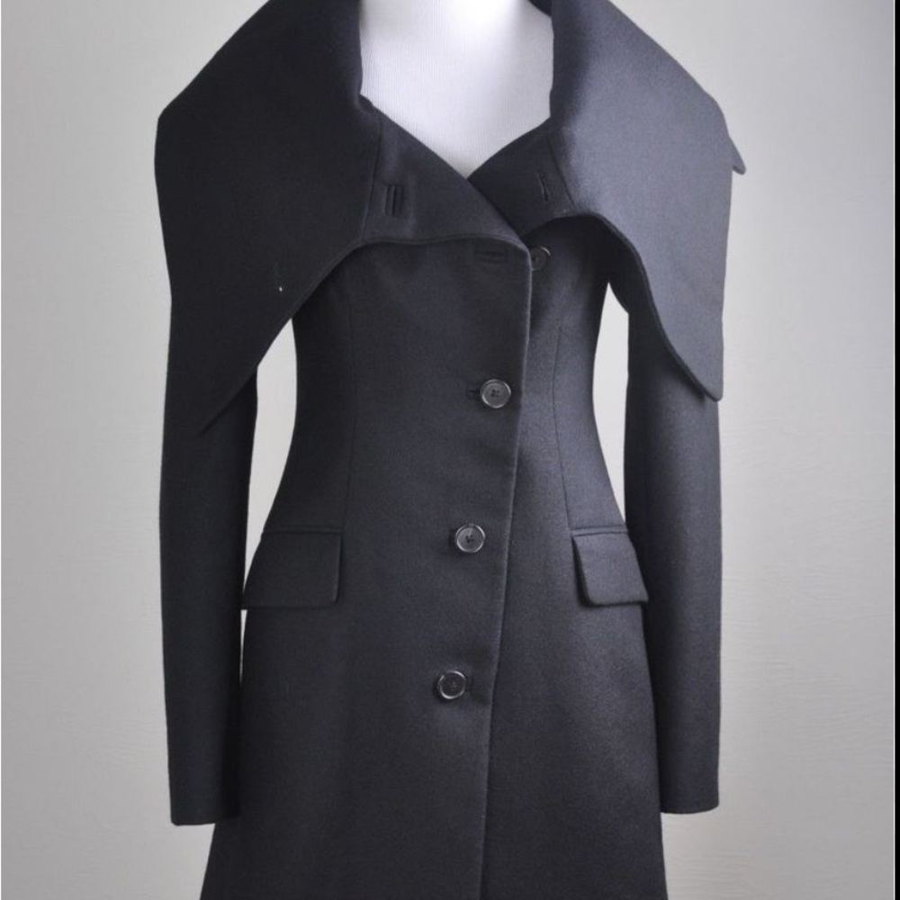 All Saints Black Cape Coat PERFECT for your winter wardrobe